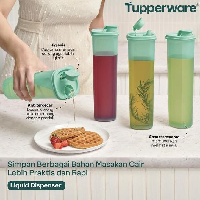 Eggx- Tempat Minyak Goreng Tupperware Cooking Oil 1 Pc Ukuran 1.1 Liter