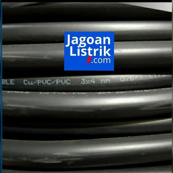 Promo Kabel NYY 3x4 NYY 3 x 4 mm Supreme potongan per meter Diskon