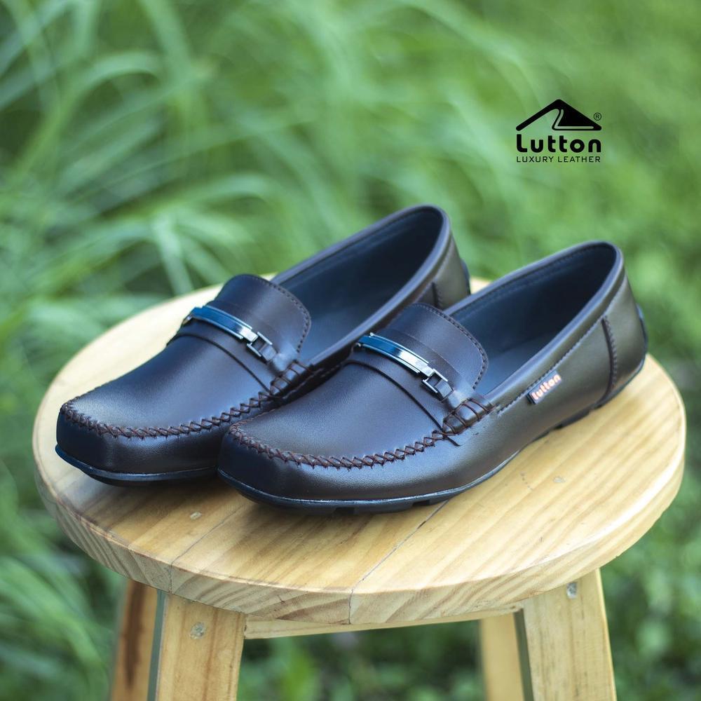 hot product lutton - sepatu slip on pria / slip on shoes mens - lutton a1