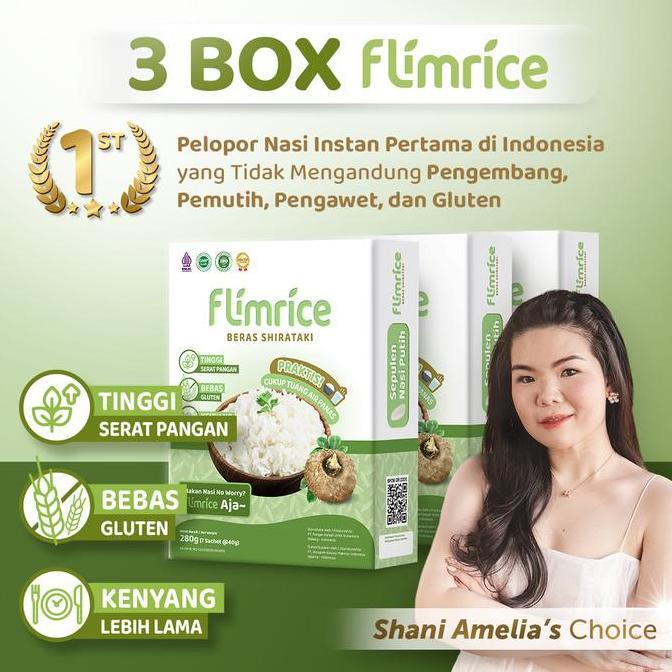 [Shani Amelia's Choice] Flimrice - Bundling 3 Box