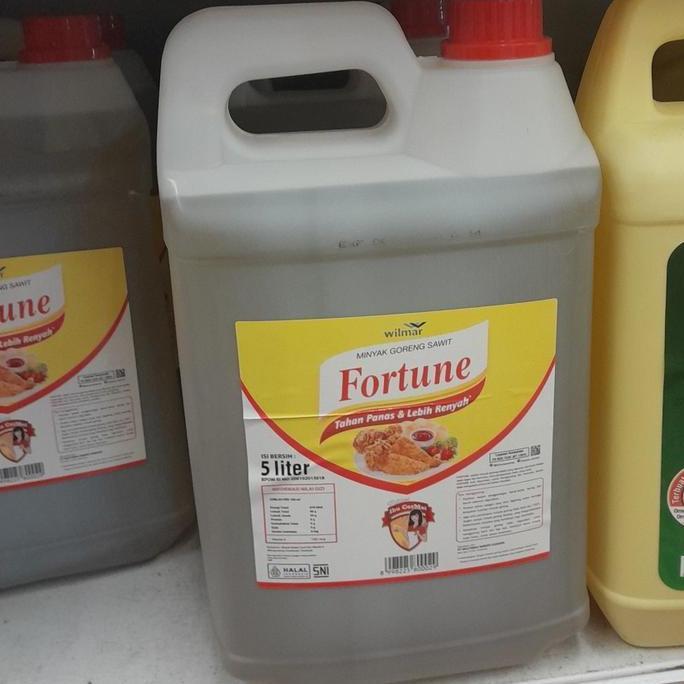 Fortune minyak goreng sawit jerigen 5000ml 5 liter
