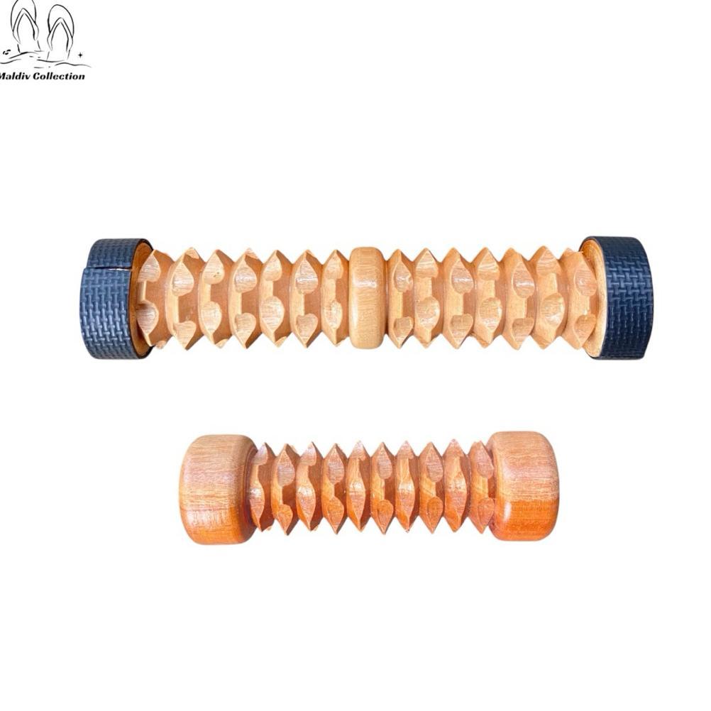 Alat Pijat Refleksi Terapi Dua Telapak Kaki Kayu Tradisional Teratas