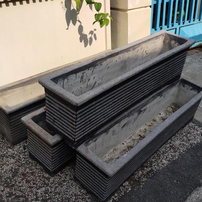 Pesanan pot panjang sate pot batu semen ready surabaya barat