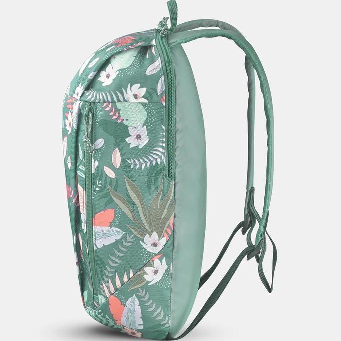 Tothemoon- Decathlon Quechua Tas Ransel Hiking Arpenaz Nh50 10L - Hijau Motif - 8731509