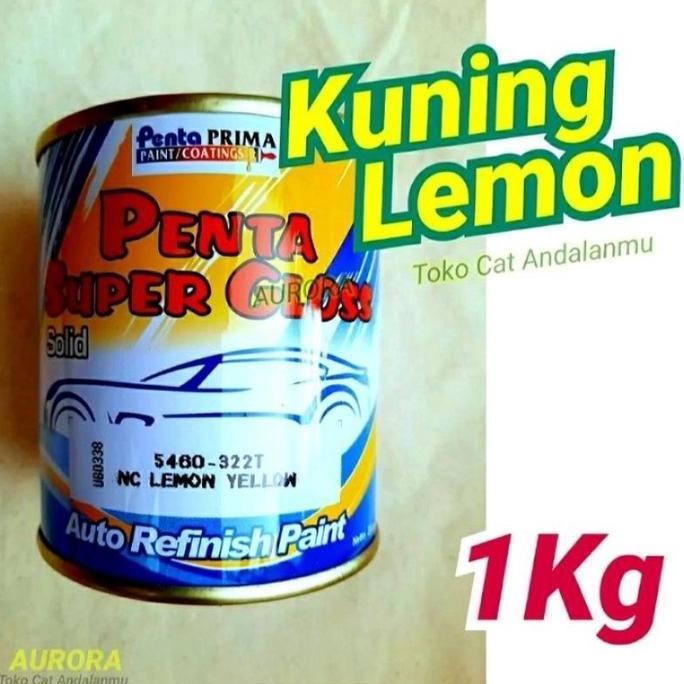 Cat Kuning Lemon Yellow Solid Penta Super Gloss 1 Kg