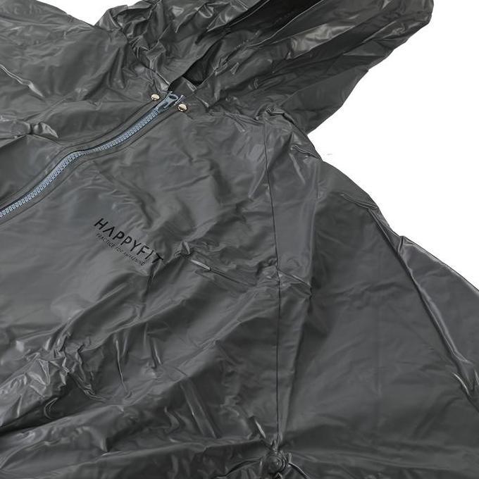 Fitbanget- Happyfit - Baju Saja - Sauna Suit Top With Zipper & Hood - Baju Sauna - Tracksuit (Availa