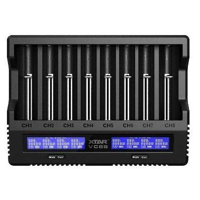 TERBARU - XTAR VC8S Charger Fast Charging Real Capacity Test, NEW VERSION