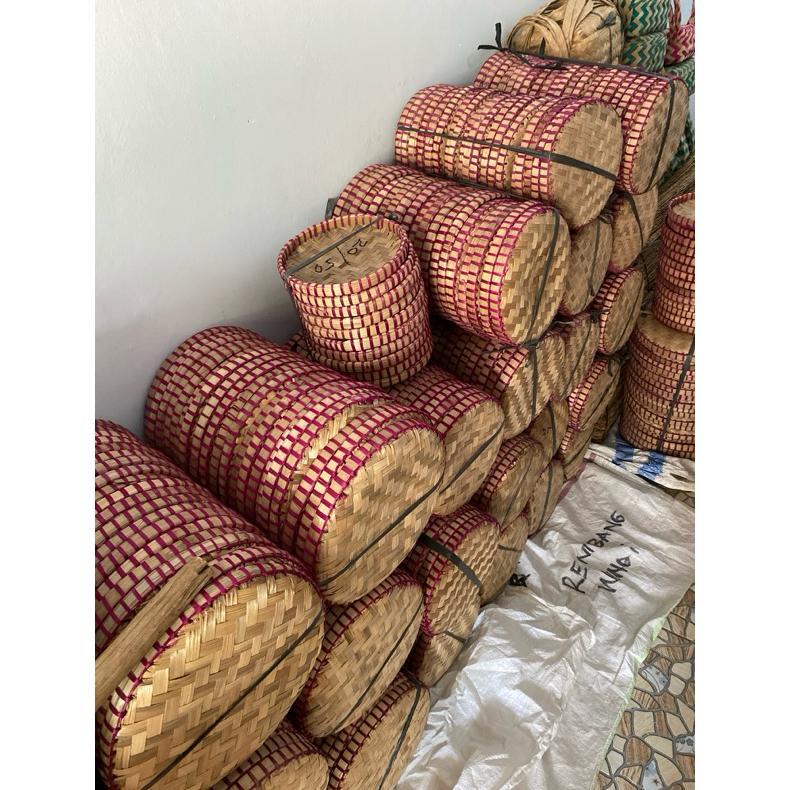 Tampah Bambu Mini Tempat Nasi Tumpeng Jajanan Pasar Dll