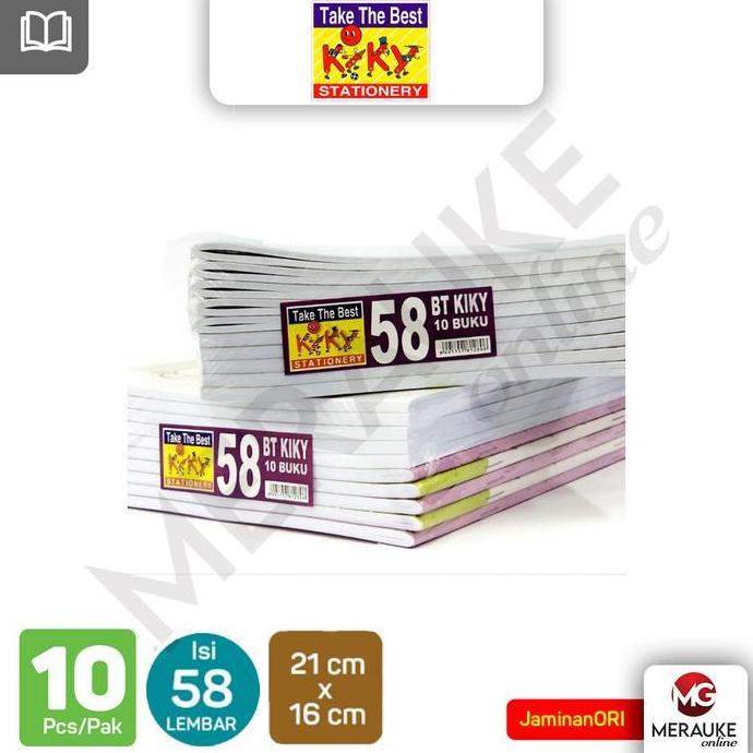 Buku Tulis Kiky 58 Lembar