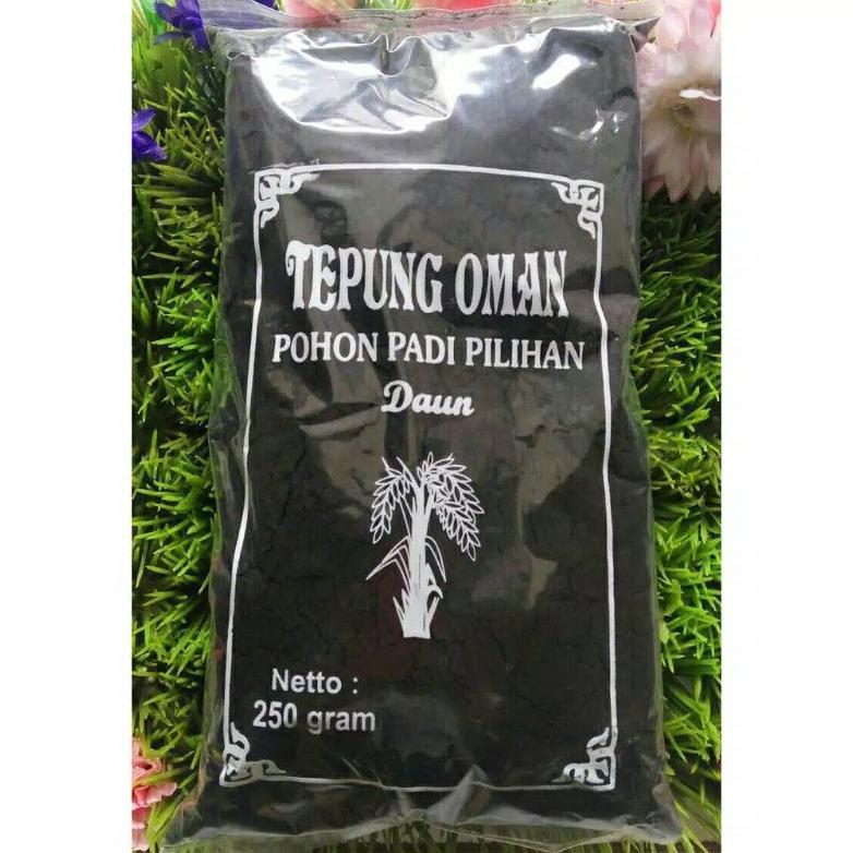 Tepung Oman/Abu Merang Sekam Pewarna Alami 250 Gram
