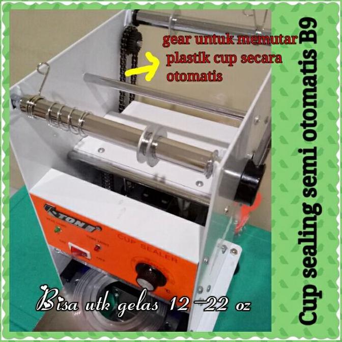 Mesin cup Sealer Semi otomatis ET B9 khusus gelas kecil,Cup sealing ET B9 khusus gelas kecil/Aqua se