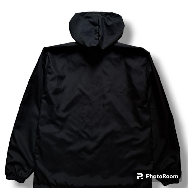 New Deals [Bestseller]Jaket Running Polos Unisex Casualoutfit/Jaket Parasut Polos Jumbo Pria Wanita 