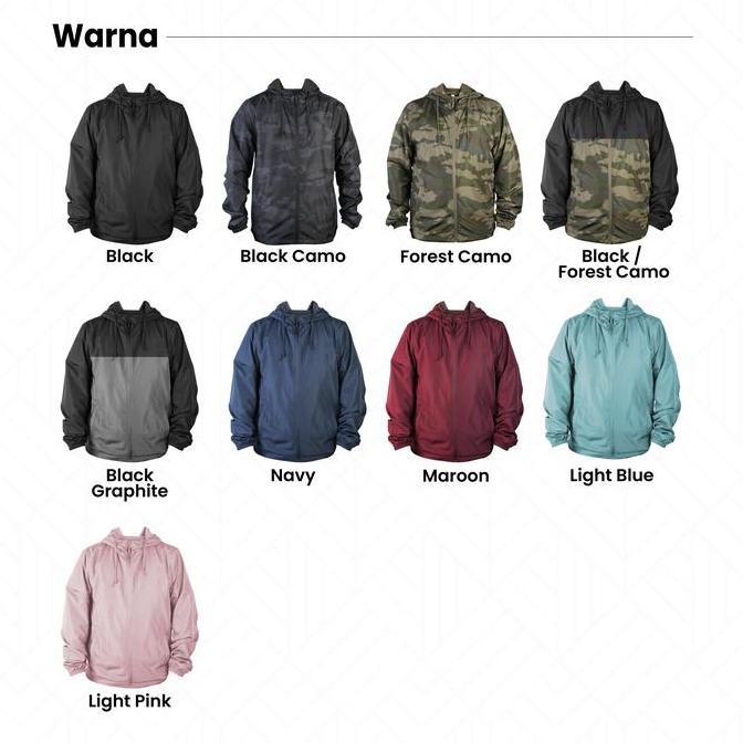Jaket Polos Windbreaker New States Apparel 9810
