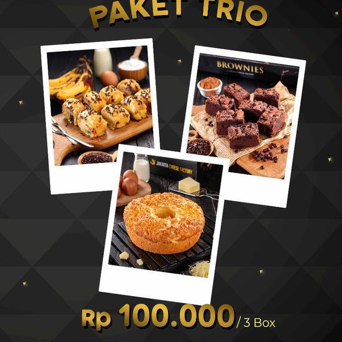 Paket Trio Jakarta Cheese Factory