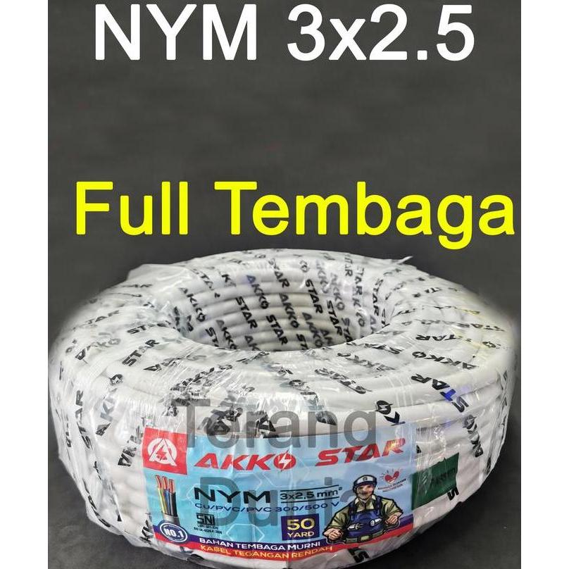 Grosir Kabel Listrik Nym 3X2.5 Kabel Tunggal Nym 3X2.5 Akko Kabel Listrik 3X2