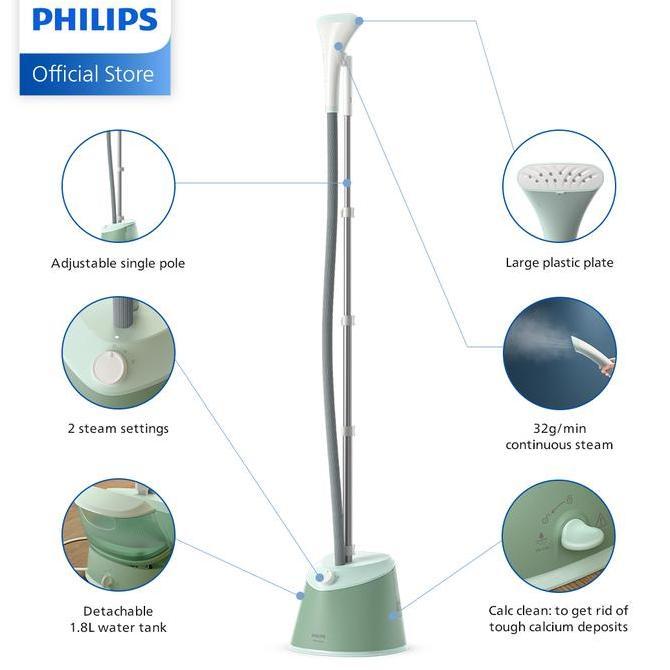 Hijabdol22 - Philips Ste11/75 Stand Steamer 1 Series 9W, Setrika Uap, Strika Uap, Philips Setrika Ua