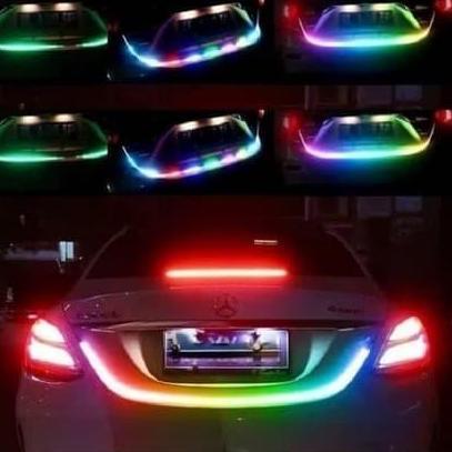 Lampu Led Strip Drl Rgb Rem Sein Bus Truck 12V - 24V 120Cm Bagasi