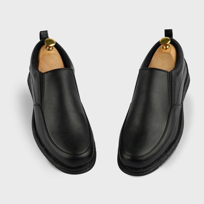 Mndy Official - Stanford Black - Sepatu Loafer Hitam Pria Shoes Kerja