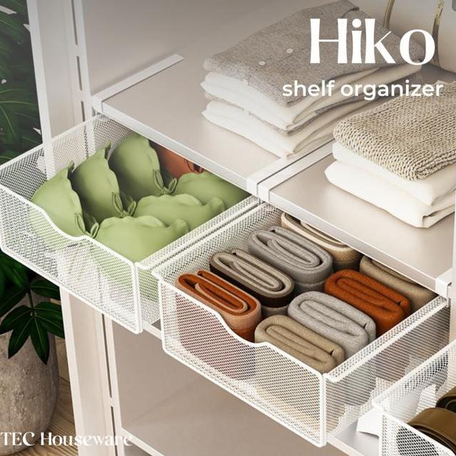 Techiko Organizer Keranjang Jaring Kawat Stainless Kotak Penyimpanan