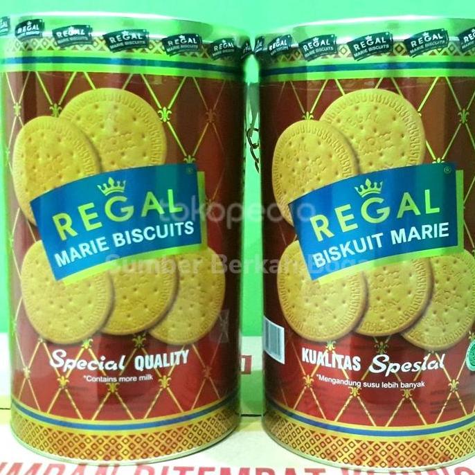 Biskuit Marie Regal Kaleng Rantai Spesial 1000gr