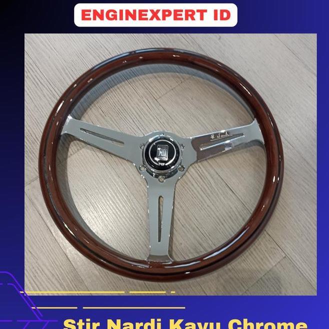 Steer Stir Mobil Stir Nardi Kayu Palang Chrome