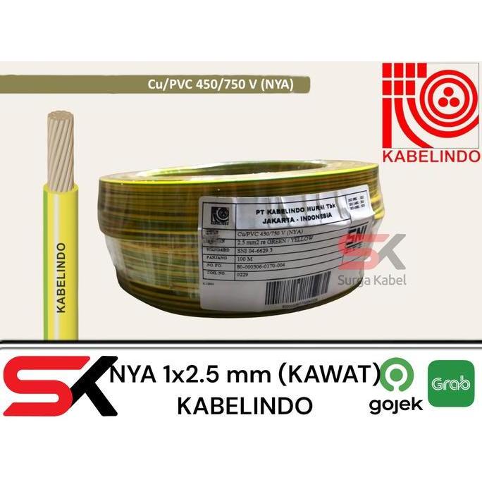 Sale Kabel Nya 1X2.5 Mm Kabelindo | Nya 2.5 Mm | Nya 1 X 2.5 Mm | Nya 2,5