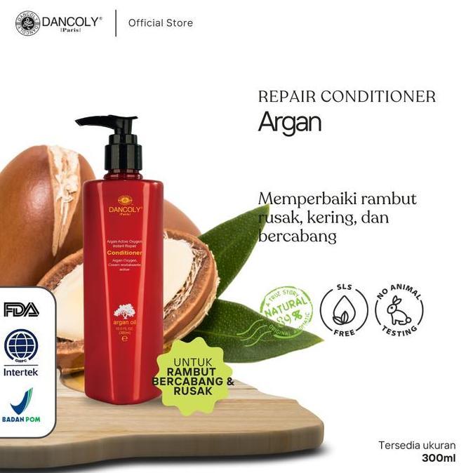 mavelasikan_ - dancoly argan instant repair conditioner for dry damaged hair | conditioner argan unt