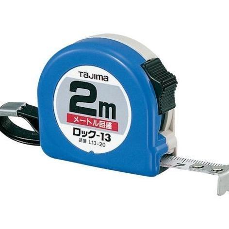 TAJIMA L13-20BL Measuring Tape Lock-13 Metric Scale 2m | Meteran