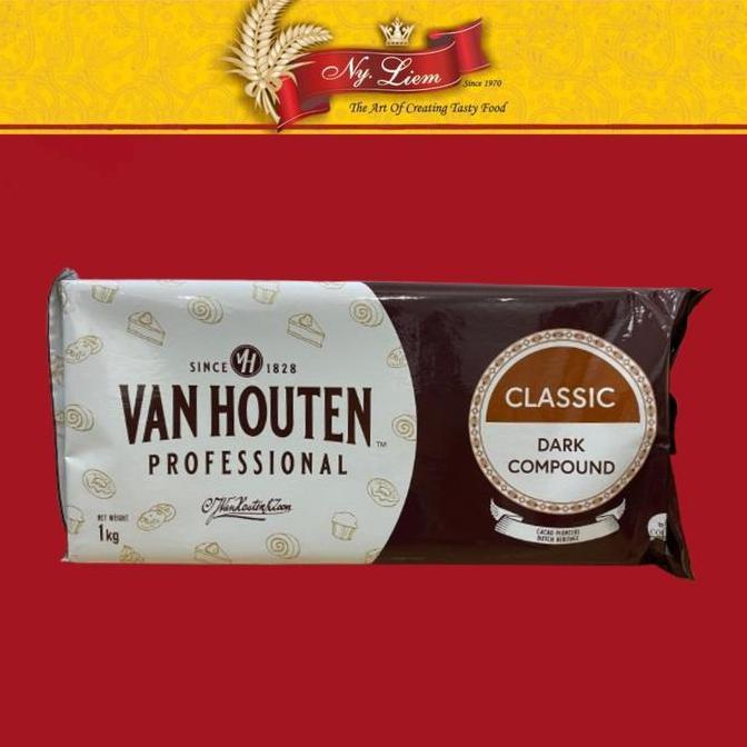 VAN HOUTEN Professional Chocolate Compound - Dark 1 kg