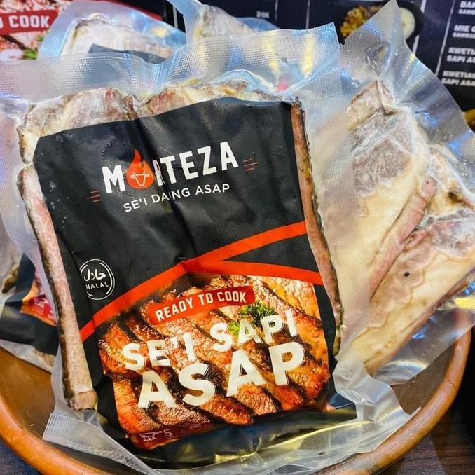 sei sapi asap brisket lengkap dengan sambal 450gram (smoked brisket)