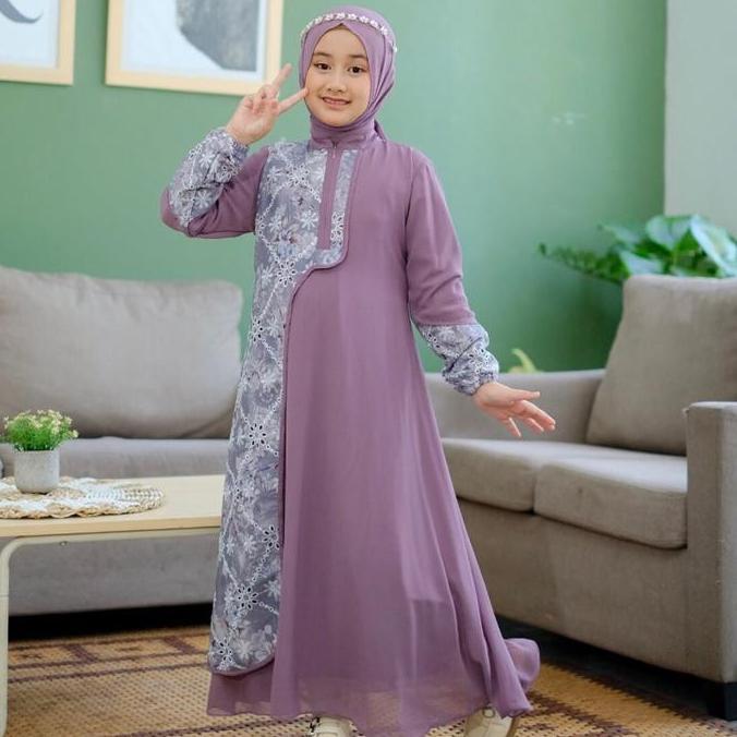 Alifa Dress // Gamis Anak Premium