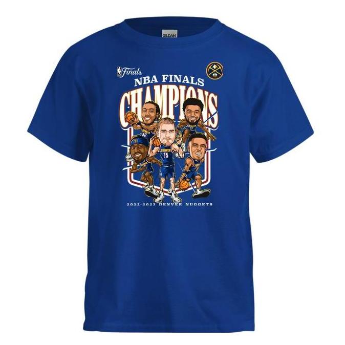 T-Shirt Kaos Basket NBA Denver Nuggets 2023 NBA Finals Champions