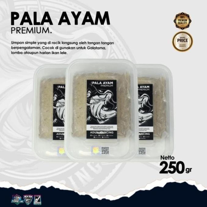 Sakanatsuri- Paket Umpan Lele Adun Mancing Isi Pala Ayam Premium Dan Essen Brajamusti