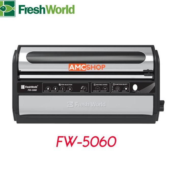 FRESH WORLD FW-5060 Mesin Vacuum Sealer Komersial Vacum (Bisa Basah)