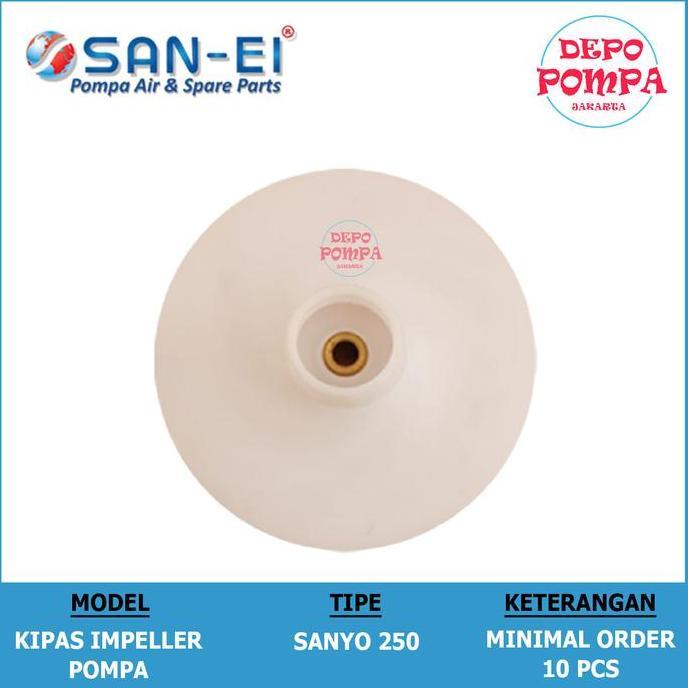 Kipas Impeller Sanyo 250 / Impeller Putih Murah