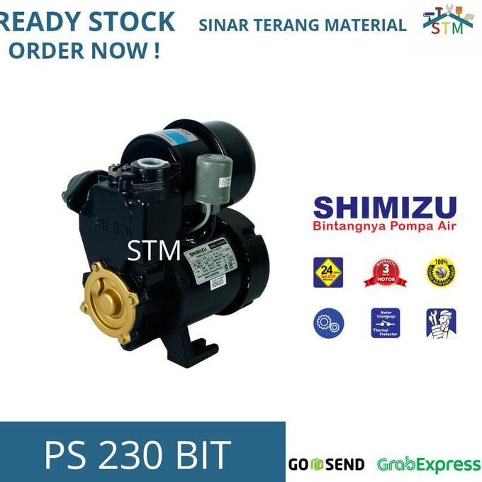 Pompa Air Shimizu Ps 230 Bit Otomatis / Mesin Pompa / Shimizu Premium