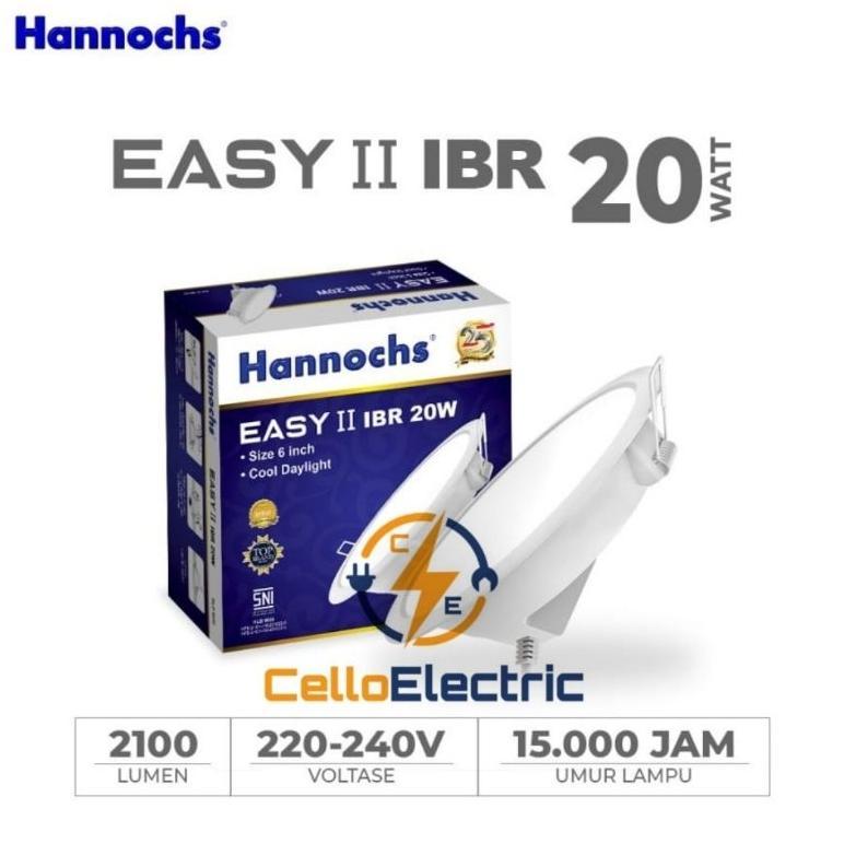 Led Hannochs Easy II 3w 5w 7w 9w 12w 15w 20w - Lampu Hannochs Downlight Easy II