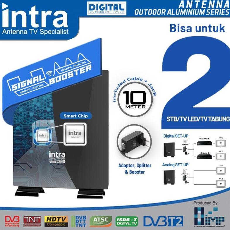 Antena Digital Intra INT 119 / Antena TV Led TV Tabung / Indoor Outdoor