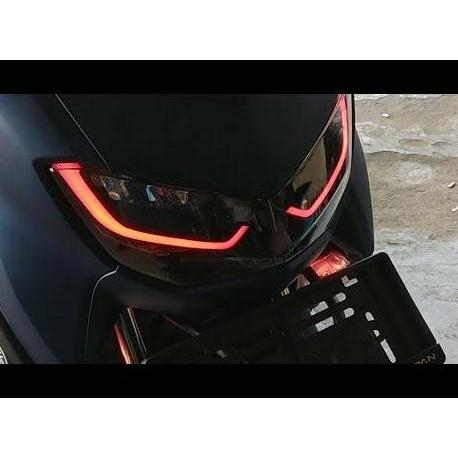 Promo LIST LAMPU ALIS DEPAN DRL NEW NMAX NEW RGB + FRAME ALIS SENJA NMAX NEW WITH MAGNET RUNNING LAZ