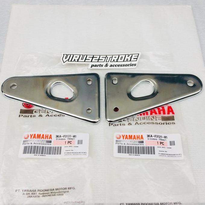 Promo Bracket Breket Dudukan Lampu Depan Bulat Set RX King New Peredam Ori Diskon