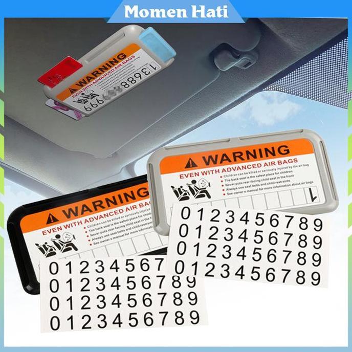 GRANTZY Tempat Kartu Mobil / Card Holder Mobil / Tempat Kartu Sun Visor