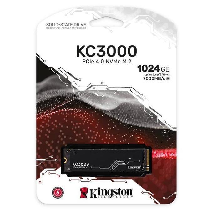 Hozon- Kingston Kc3000 1Tb M.2 2280 Nvme Ssd 3D Nand Tlc - Skc3000S/1024G