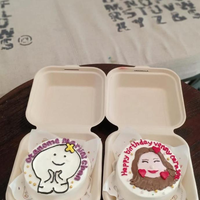 Keki- Cake Ultah Korean Cake Cake Bento Kue Birthday Cake Mini