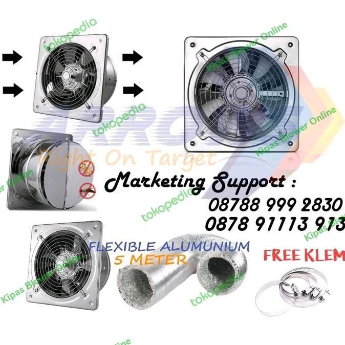 Promo Exhaust Fan Plafon 8 Inch Exhaust Anti Karat Boster Fan 8 Inch