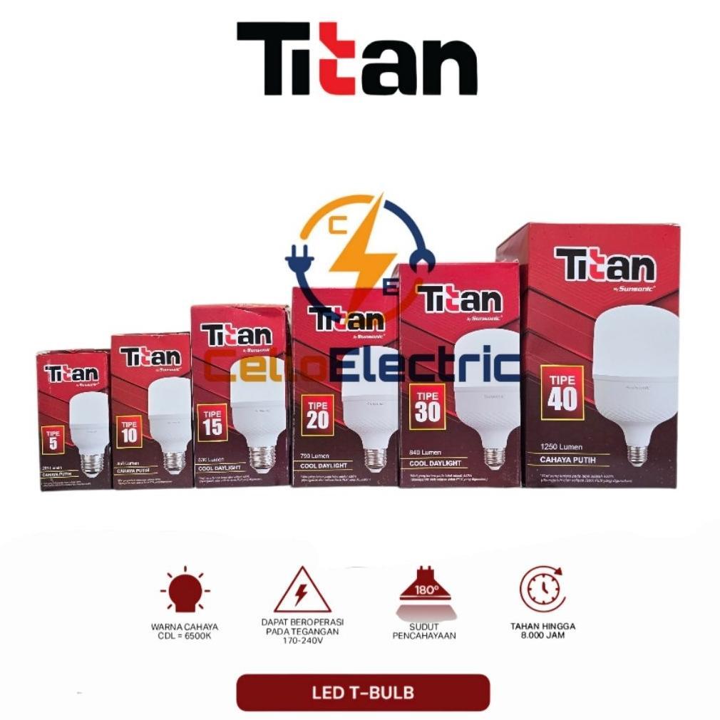 Led Kapsul Titan Type 5 10 15 20 30 40 - Lampu Capsule Titan