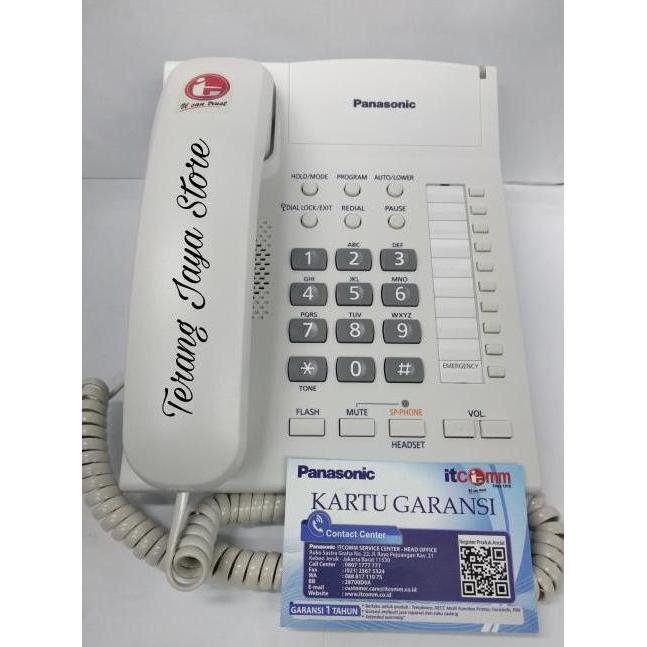 Waiyulimanshop - Telepon Kabel Panasonic Kx-Ts845Nd (Putih) Pesawat Telepon Panasonic Kx-Ts845 Telpo