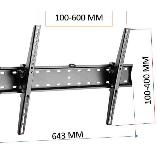 TERMURAH - BRAKET BRACKET BRECKET BREKET TV LCD LED 40 43 50 55 60 65 70 75 INCH