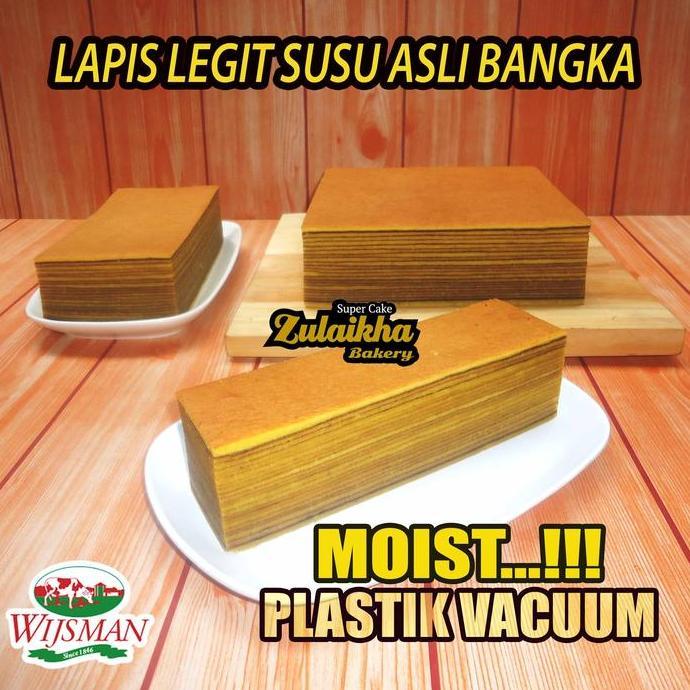 Keki- Lapis Legit Susu Khas Bangka Asli Super Wisman