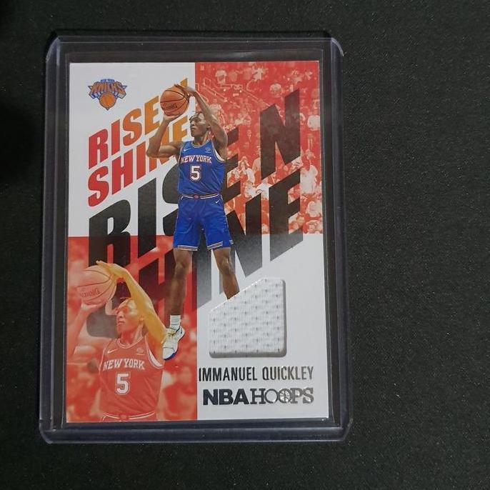 Kartu Basket NBA Immanuel Quickley Rise n Shine RC Patch NBA Hoops