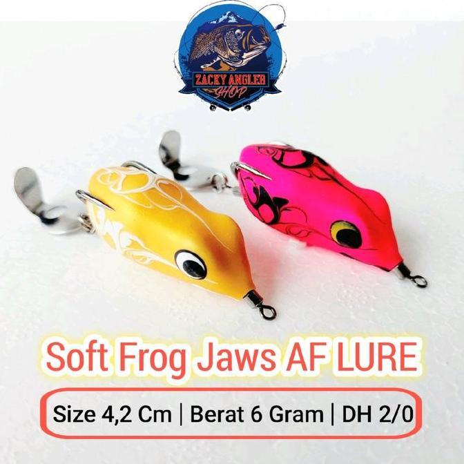 Sakanatsuri- Soft Frog Rasa Jaws Af Lure Umpan Casting Gabus Berisik
